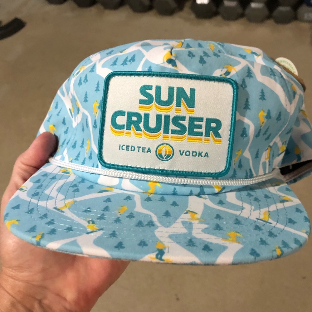 Blue Patterned Snapback Hat - Picture 4 of 6